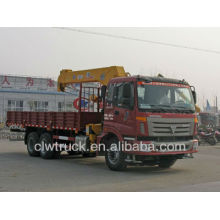 Hot Sale Foton 6x4 truck mounted crane 9-12 ton
